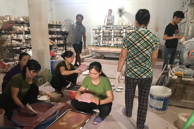 Explore Bat trang village & Ceramics factories with local guide - The Best Part: Seeing Glaze and Hand-Painted Work Up Close