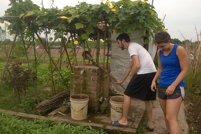 Farm tour & Home cooking class with local family in Hanoi - Vegetable Fields and Garden Time Near the Market
