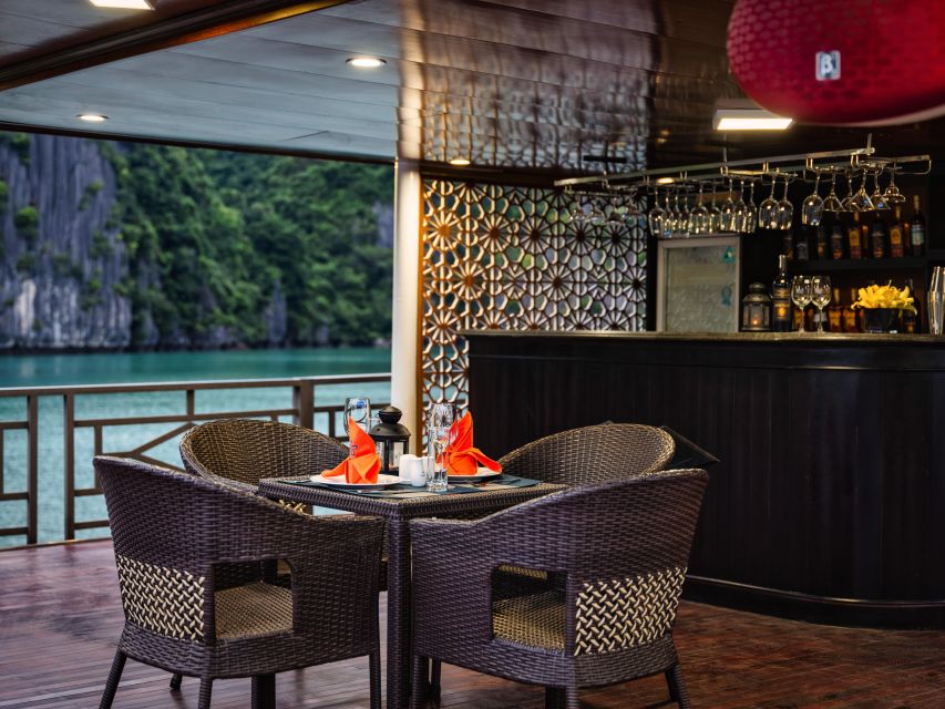 From Halong: 2 Days / 1 night with Halong - Lan Ha tour - Lan Ha Bay afternoon: limestone scenery plus kayaking and swimming