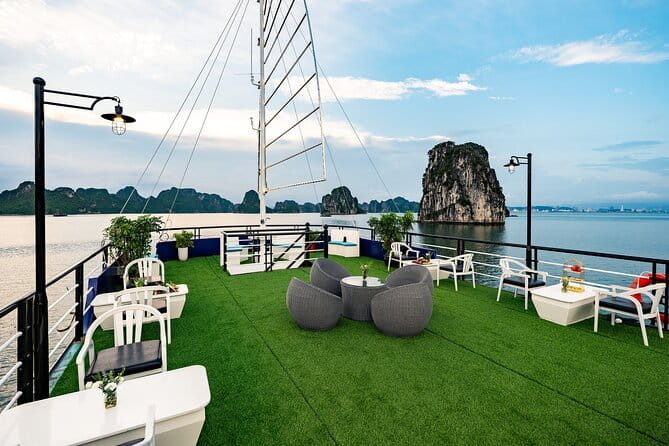 From Hanoi: 1-Day Halong 5-Star Cruises with Big & Small Groups - Boarding at Tuan Chau: safety briefing, then the bay route