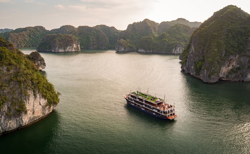 From Hanoi: 2-Day Halong and Lan Ha Bay La Pandora Cruise - Day 1 on the water: Lan Ha Bay, Ong Cam, and kayaking time