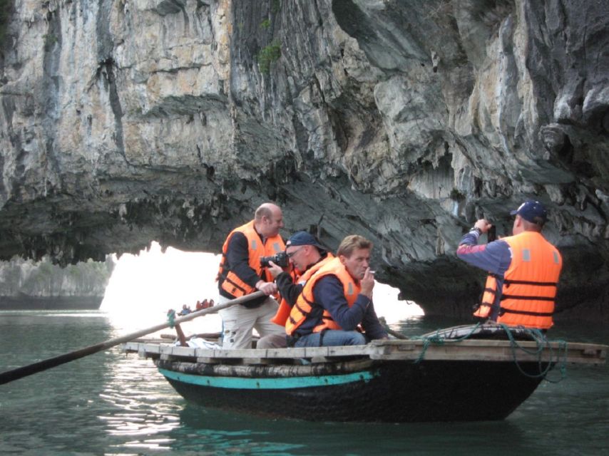 From Hanoi: 2-Day Ninh Binh & Ha Long Bay Sightseeing Tour - Trang An boat tour: upstream cruising through cave passages