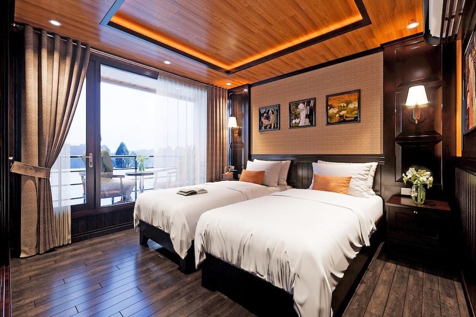 From Hanoi: 2D1N Ha Long Bay by Arcady Boutique Cruise - Titop Island swim and the sunset party: views plus free time