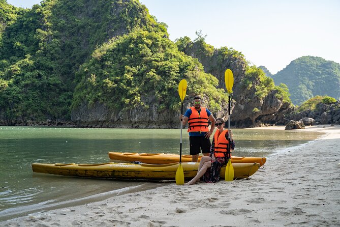 From Hanoi: 2D1N Ha Long Bay Deluxe Cruise with Bus Limousine - Active Time on the Bay: Kayaking and Your Own Paddle Path