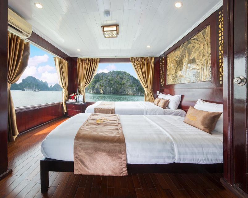 From Hanoi: 3-Day and 2-Night Cruise Stay at Bai Tu Long Bay - Night squid fishing: fun, chaotic, and very “on the bay”
