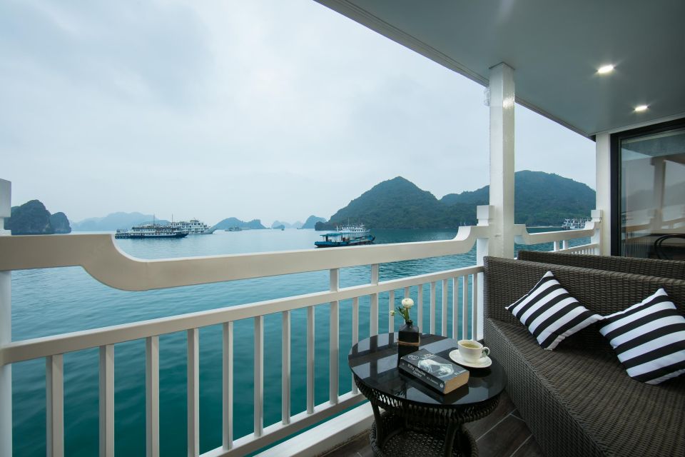From Hanoi: 3-Day Luxury Tour Ninh Binh & Ha Long Bay Cruise - Day 2: Limousine to Ha Long, Welcome Drink, and Tra Bau Swim/Kayak Time