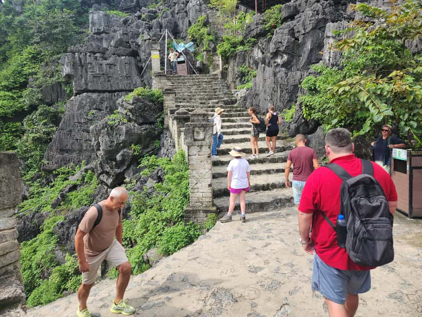 From Hanoi: 3-Day Trip to Ninh Binh with Ha Long Bay Cruise - Day 1 in Ninh Binh: Hoa Lu, Tam Coc, then the 500 steps