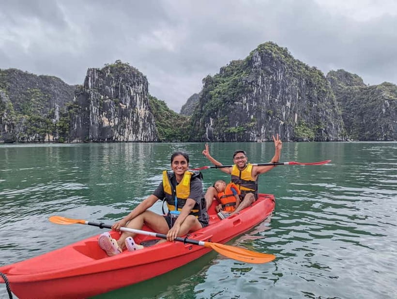 From Hanoi: Cat Ba Island and Lan Ha Bay Cruise Day Trip - Choosing the best time to swim, jump, kayak, and slide