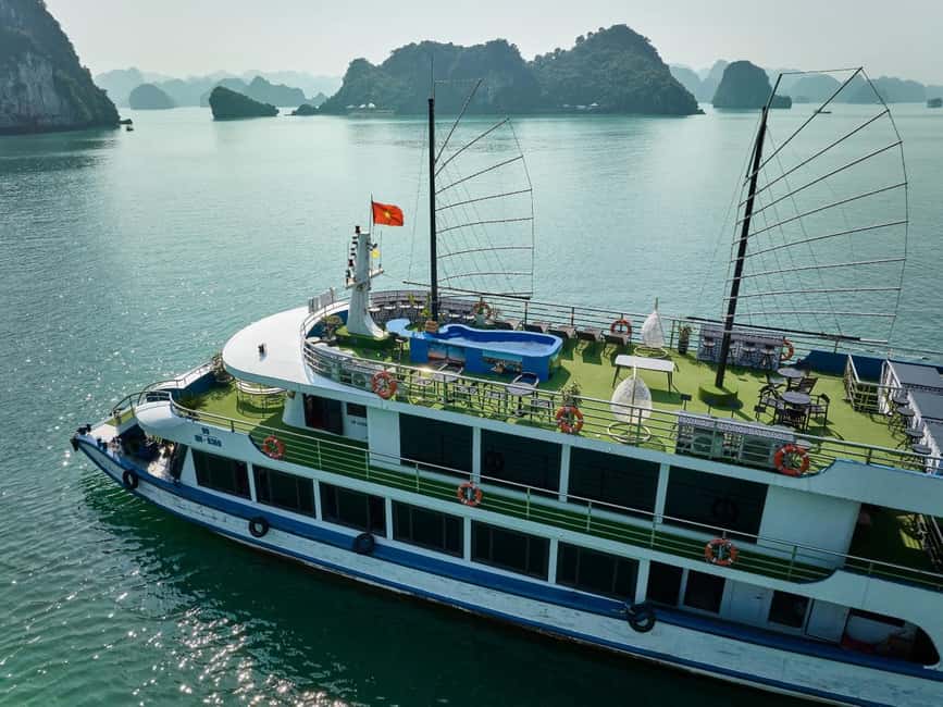 From Hanoi: Ha Long Bay 1 Day Tour With A Luxury Cruise - Sung Sot Cave: 700+ Steps to Stalactites You Can Actually See