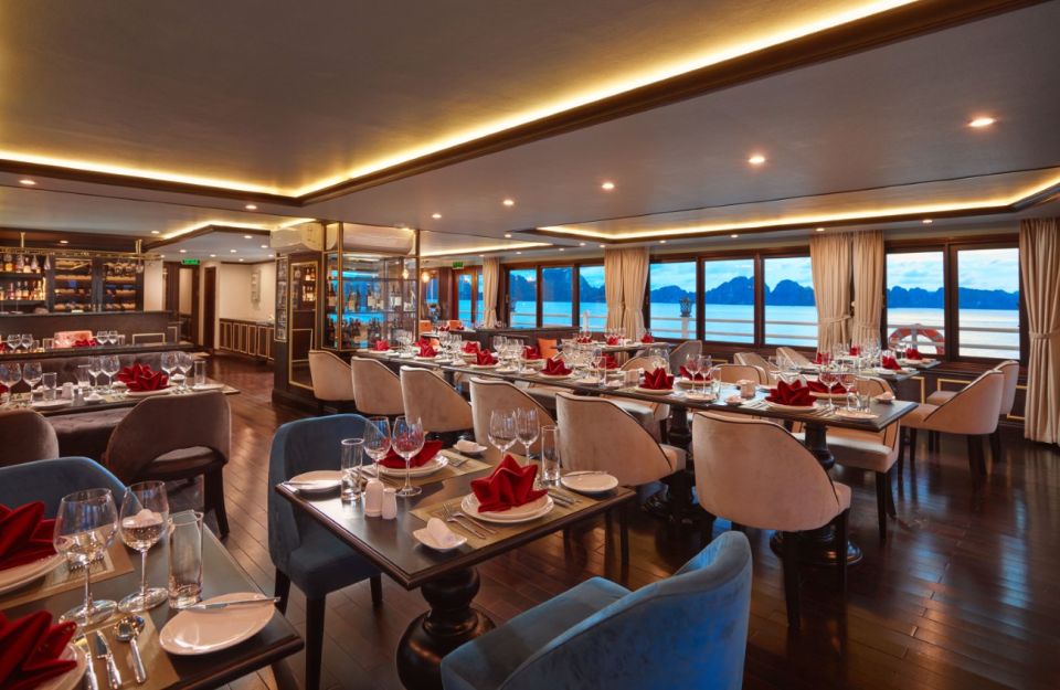 From Hanoi: Ha Long Bay 3-Day 5 Star Cruise with Balcony - Cabins, food, and the onboard rhythm that makes the trip feel easy