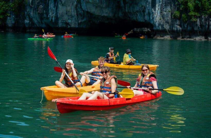 From Hanoi: Ha Long Bay Full-Day Luxury Cruise - Boarding at Tuan Chau: warm welcome, then straight into the scenery