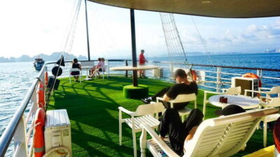 From Hanoi: Ha Long Bay Save-Cost Tours - Big & Small Groups - Tuan Chau pier and the day-ship reality check
