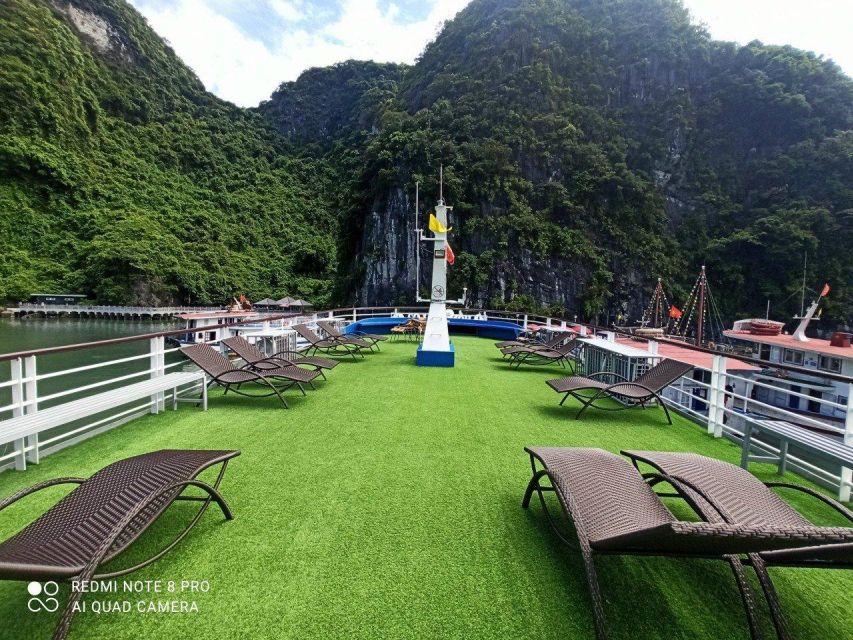 From Hanoi: Halong Bay 1 Day Trip Visit Cave, Island, Kayak - Titop Island: pick your kind of view