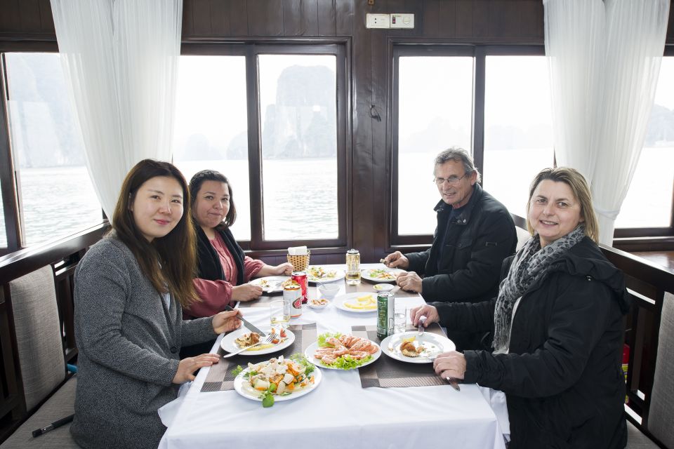 From Hanoi: Halong day trip, Route 2, 6hours, Small group - Luon Cave: kayaking time (plus the bamboo boat option)