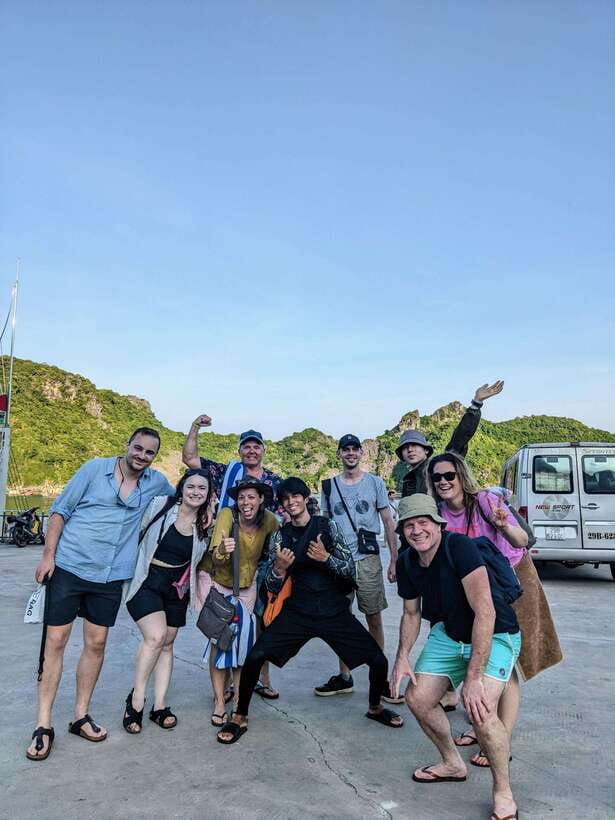 From Hanoi: Lan Ha Bay | Kayaking, Sightseeing, Cruise Trip - Sunset cruise back toward the harbour