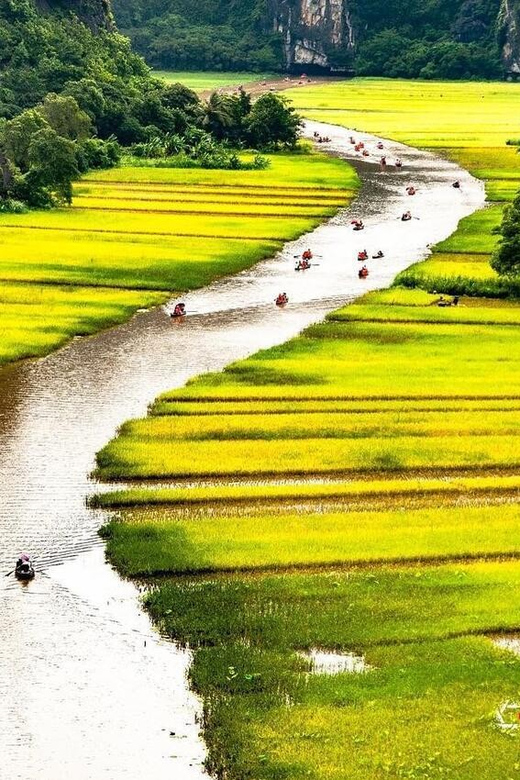 From Hanoi: Ninh Binh & Bai Dinh & Trang An & Mua Caves Tour - Trang An Boat Ride: Caves, Temples, and Limestone Drama