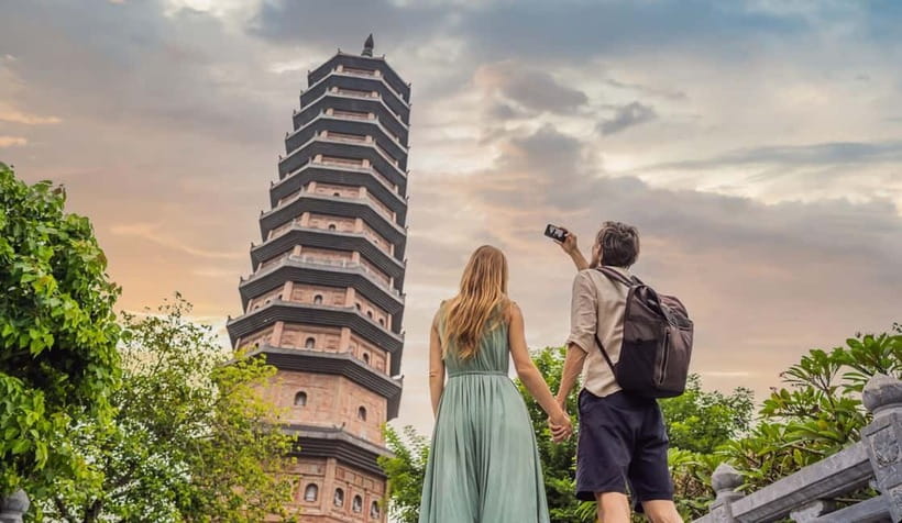 From Hanoi: Ninh Binh Boat Ride, Mua Cave Hike, Temple Visit - Bai Dinh Pagoda: Big-Scale Buddhism and the Practical Electric Car Fee