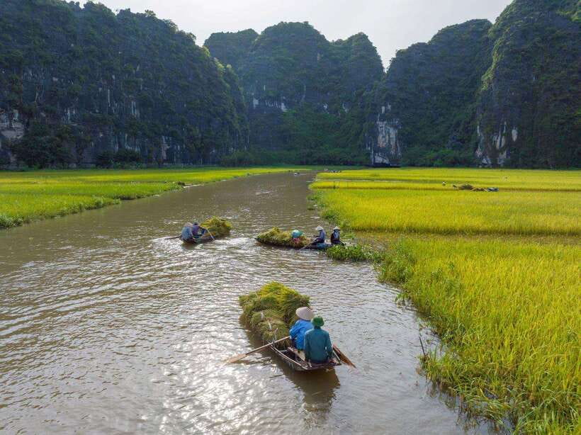 From Hanoi: Ninh Binh- Hoa Lu-Tam Coc- Mua Cave- Highlight - Mua Cave: the almost-500-step payoff view over Tam Coc
