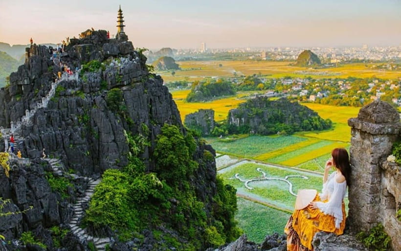 From Hanoi/NinhBinh: HoaLu-Bai Din- TrangAn- MuaCave-BichDon - Lunch in Ninh Binh: Local Food with Vegetarian Options