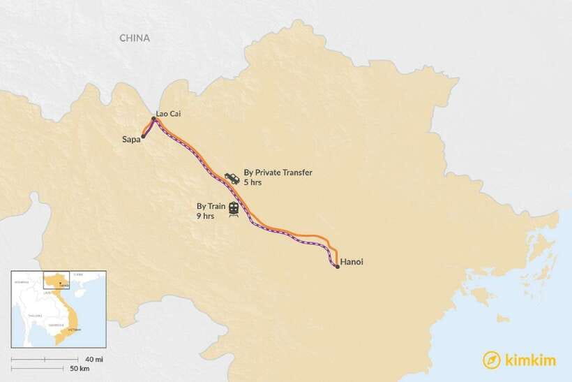 From Hanoi: Sapa Tour w Fansipan Peak 3 days 2 nights - Cat Cat Village and the First Village Trek (Day 1)