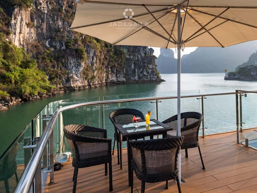 From Hanoi: Top-Rated Ha Long Bay Day Cruise with Jade Sails - Hanoi pickup and limousine ride: the real time-saver