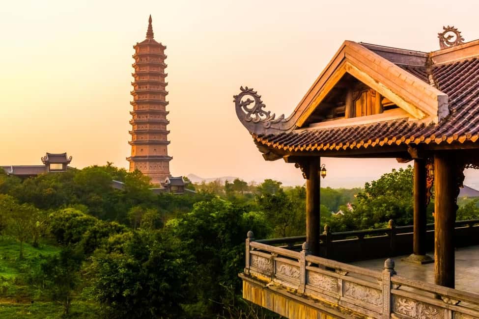 From Hanoi: Trang An Eco-tourism -Bai Dinh pagoda & Mua Cave - Bai Dinh Pagoda: Big spiritual space and record-setting sights