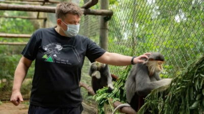 From Ninh Binh: Cuc Phuong - Van Long Small Group Tours - The Endangered Primate Rescue Center: conservation with limited interaction