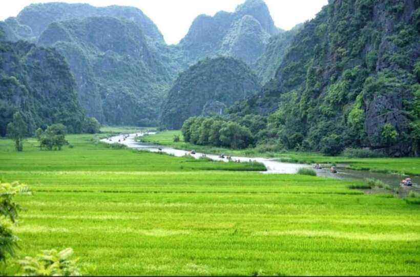 From Ninh Binh: Hoa Lu, Trang An and Mua Cave Full Day - Lunch at 12:30: local food that keeps the day realistic