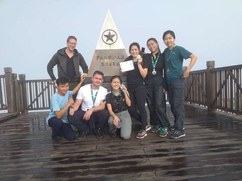 From Sa Pa: One Day Fansipan Mountain Trek - The trail itself: rainforest steps, bamboo, and stream crossings