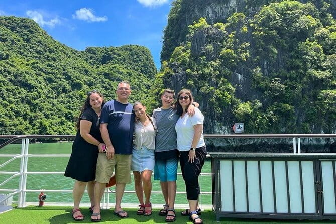 Full Day Private Tour in Halong with Lunch - Lan Ha Bay at 15:15–15:45: swim, trampoline, water slide