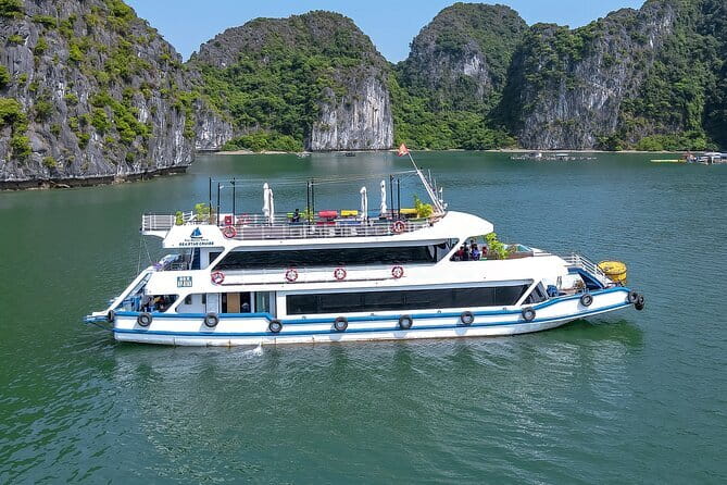 Full Day Sea Star Cruise to Lan Ha-Ha Long Bay Viet Hai village - Lan Ha Bay cruising: calm water, island views, and real activity time
