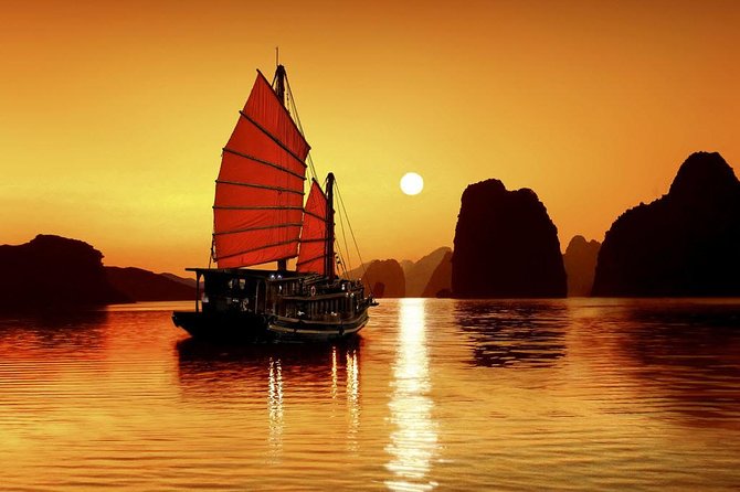 Group Halong Bay Day Cruise Including Hotel Transfers from Hanoi - On the water in Halong Bay: karsts, UNESCO scale, and floating villages