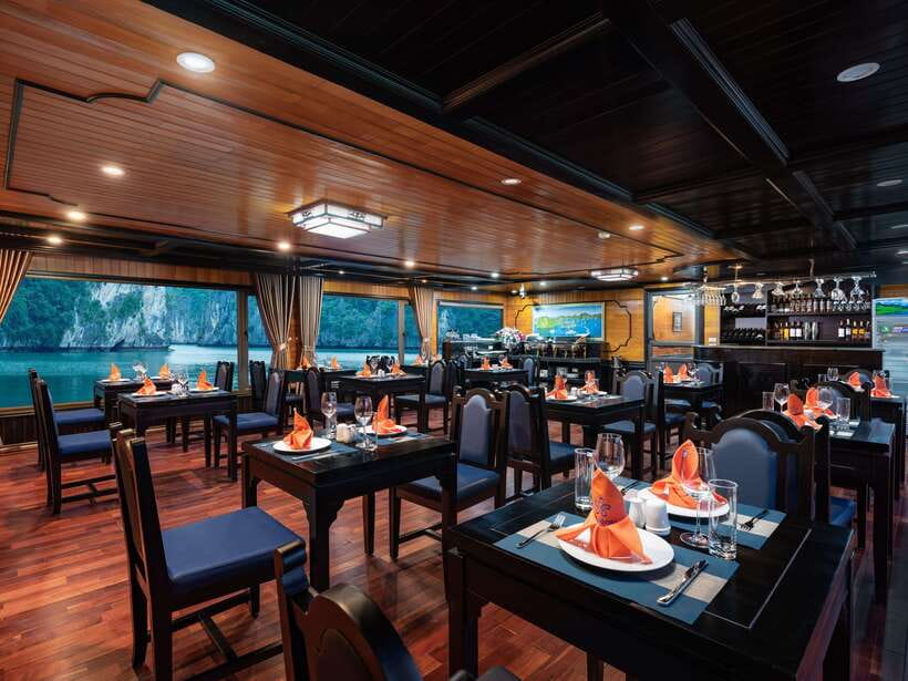 Ha Long Bay: 2-Day Tour with La Pandora Boutique Cruise - Sundeck downtime, spring-roll class, and sunset party vibes