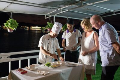 Ha Long Bay 2D1N on 2-star-plus Cruise - Tuan Chau Harbour check-in: cabins, welcome drink, and the first meals