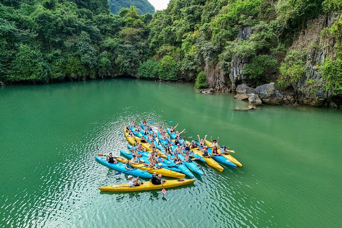 Ha Long Bay Cruise Day Tour-best selling: Included transportation - Lunch, then the day turns toward sunset