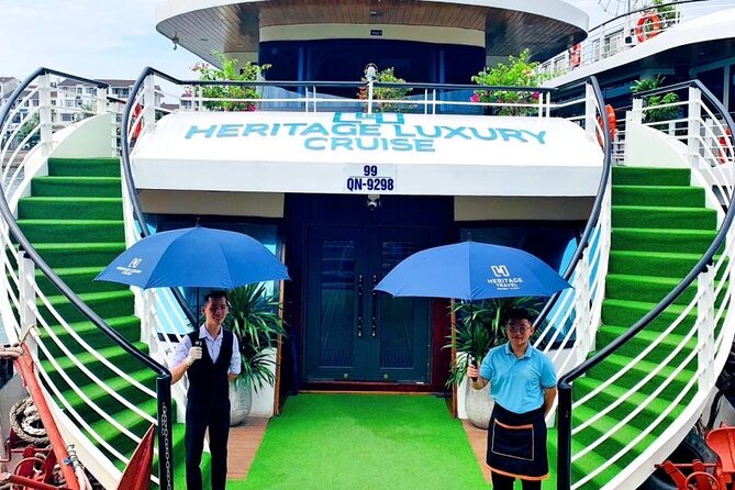 Ha Long Bay Day Tour by 5-Star Heritage Luxury Cruise From Hanoi - Morning Hanoi Pickup to Tuan Chau: Starting the Day the Easy Way