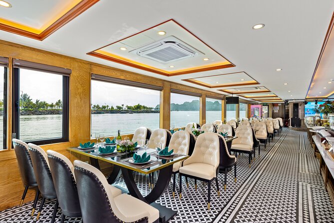 Ha Long Bay Day Tour by 5-Star Heritage Luxury Cruise From Hanoi - Hang Luon Cave: Kayaking or Bamboo Boat in a Small-Waterway Setting
