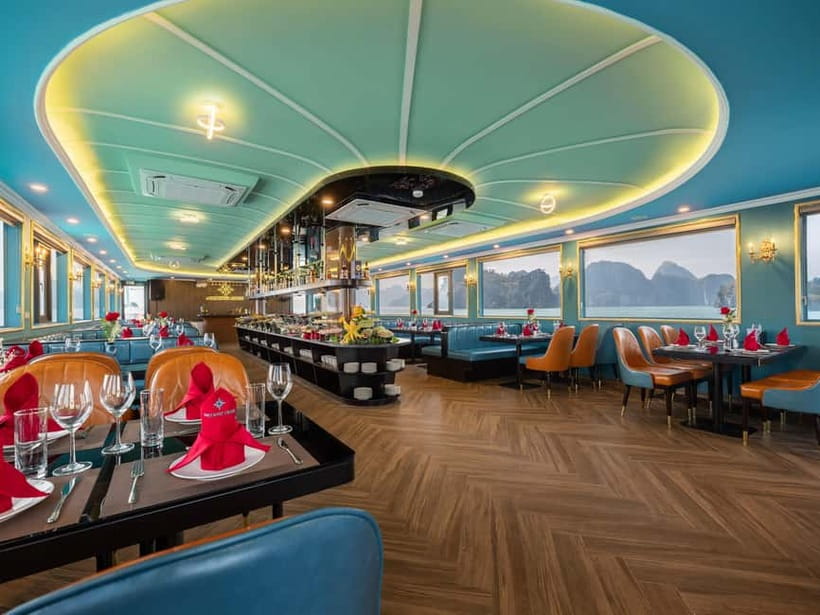 Ha Long Bay day trip with Luxury cruise - Onboard Comfort You’ll Notice: Jacuzzi, Bathrooms, and Included Extras