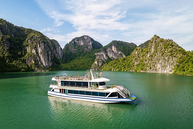 Ha Long Bay Luxury Cruise from Hanoi with Jacuzzi & Local Lunch - Ti Top Island: the climb for views, plus beach time