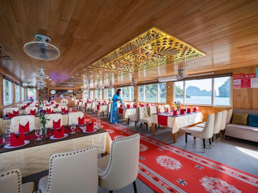Ha Long: Half Day Cruise with Lunch, Kayaking, and Swimming - Luon Cave by Kayak or Bamboo Boat: Mountains Surrounding a Lagoon