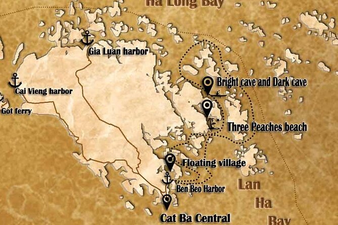 Ha Noi - Cat ba island - Lan Ha Bay - Kayaking 1 Day - Kayaking at K.A Cave and Bats Cave