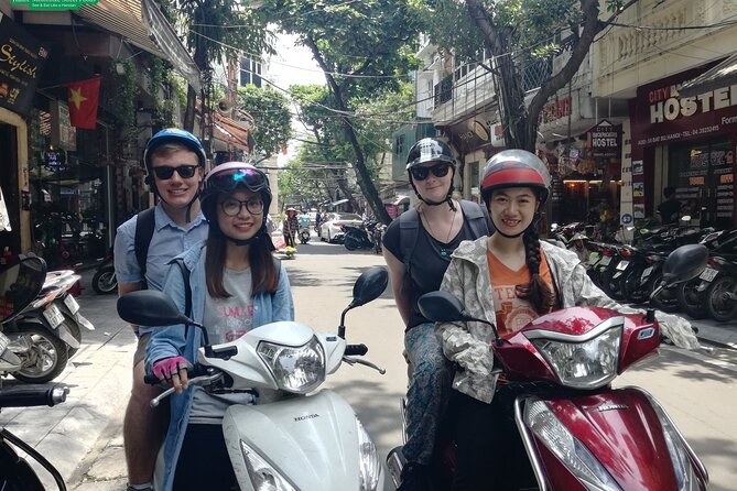 Half-Day Guided Hanoi Motorcycle Tour with Hotel Pickup - Female drivers, helmets, and a ride pace you can actually enjoy
