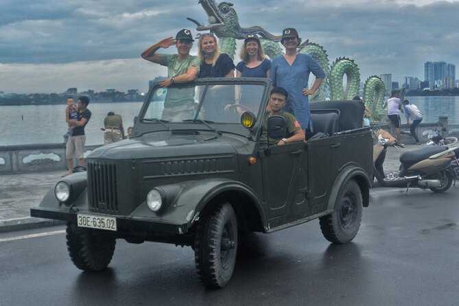 Half day Hanoi Jeep Tour: Food + Culture+ Sight + Fun in Legendary - Classic Gaz69 Jeep Ride Through Hanoi’s Real Streets