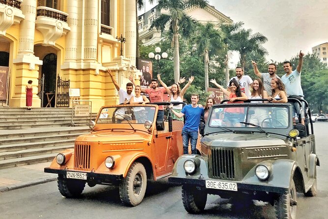 Half day Hanoi Jeep Tour: Food + Culture+ Sight + Fun in Legendary - Family Heirloom Dishes and Secret Recipes at Local Eateries