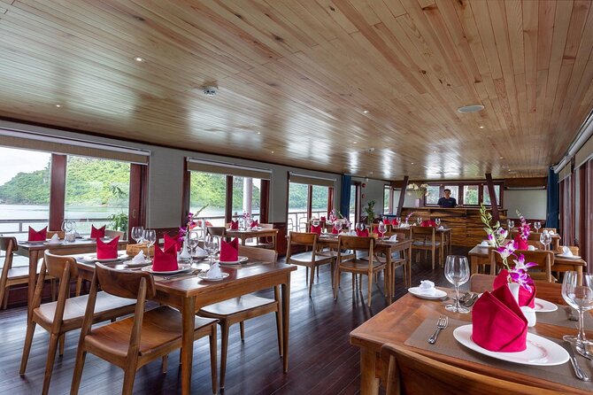 Halong Amazing Sail Luxury 1 Day Small Group Tour 7-Hour Cruising - Ti Top Island: 360-degree views plus swim time