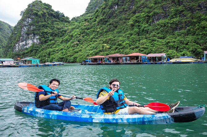 Halong Amazing Sail Luxury 1 Day Small Group Tour 7-Hour Cruising - Back on board: sundeck free time, fruit carving, and lunch rhythm