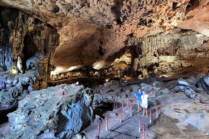 Halong & Bai Tu Long Luxury Day Tour - Fishing village & Kayak - Sung Sot Cave and Ti Top Island: The Morning Stops With the Best Payoff