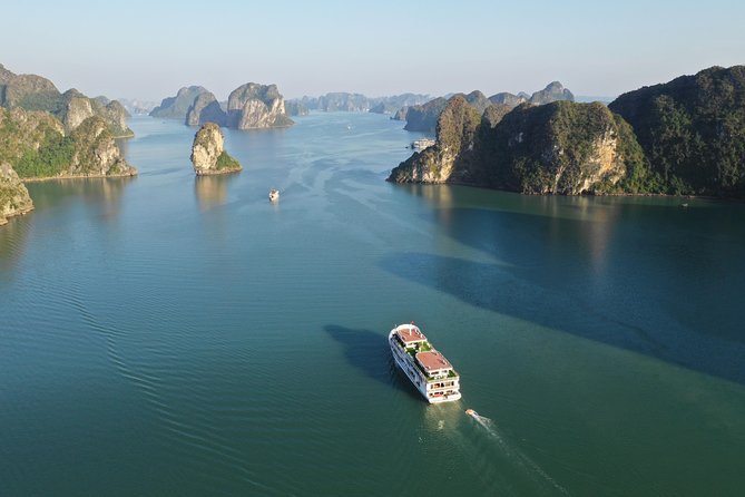 Halong Bay 2 Days 1 Night Included Transfer from Hanoi - Day 1 evening: sunset party energy plus a real onboard schedule