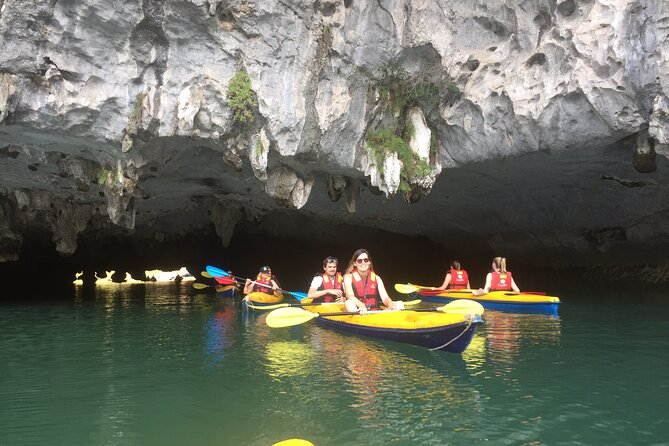 Halong Bay 2 days on classic cruise, small group, biking-kayaking - Cabins: A/C Comfort With Ensuite Bathrooms