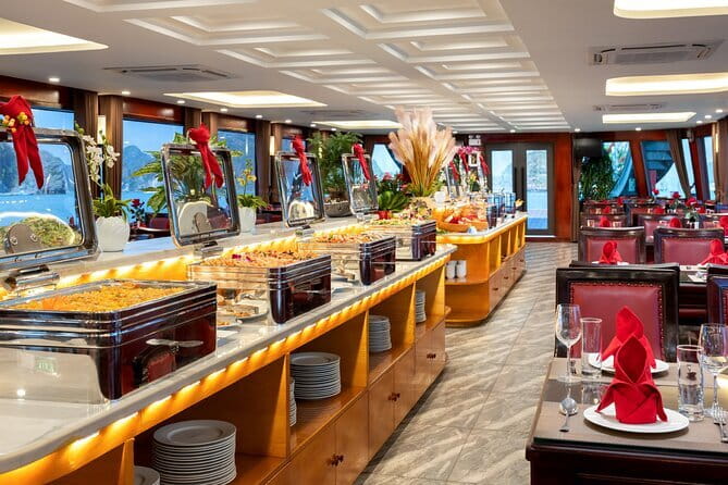 Halong Bay 5-Star Day Cruise, Buffet Lunch, Cave, Kayak, Transfer - Hang Luon Cave: Kayak or Bamboo Boat Through a Water Cave
